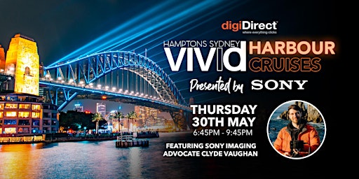 Primaire afbeelding van VIVID 2024 - Photographer's Harbour Cruise presented by Sony Australia