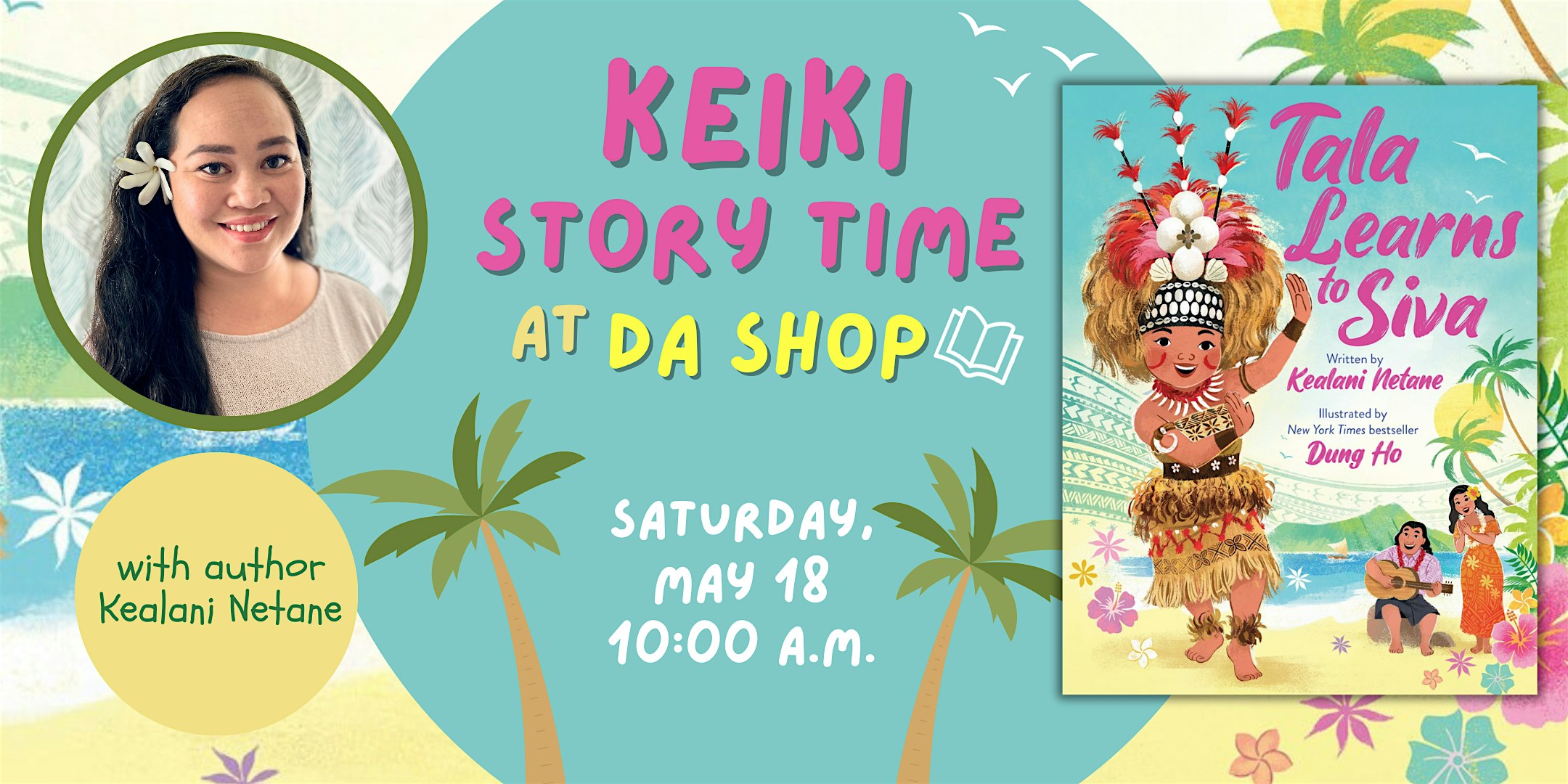 Keiki Story Time at da Shop \u2022 Tala Learns to Siva