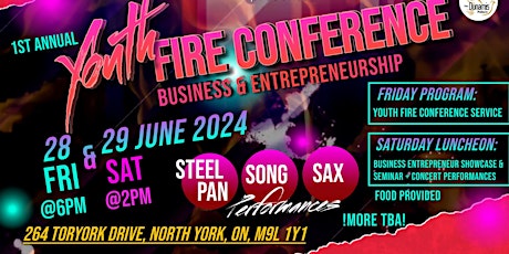 YOUTH FIRE CONFERENCE - Business & Entrepreneurship