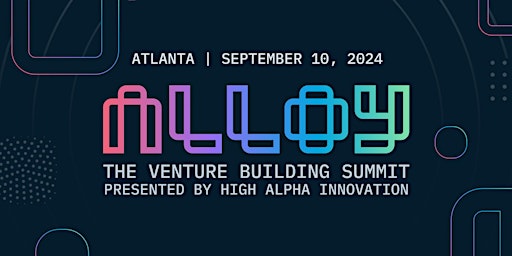 Alloy Venture Building Summit