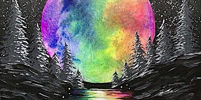 Hauptbild für Glow Paint Night: Magical Rainbow Moon