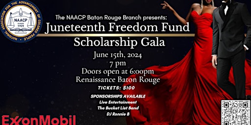 Primaire afbeelding van Juneteenth Freedom Fund Scholarship Gala