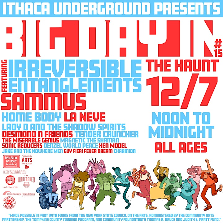 Big Day In #15 featuring Sammus, Irreversible Entanglements, and more TBA! image