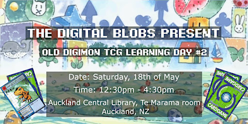 Imagem principal do evento Old Digimon TCG Learning Day #2