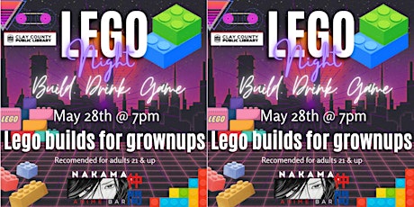 LEGO NIGHT - BUILDS FOR GROWNUPS