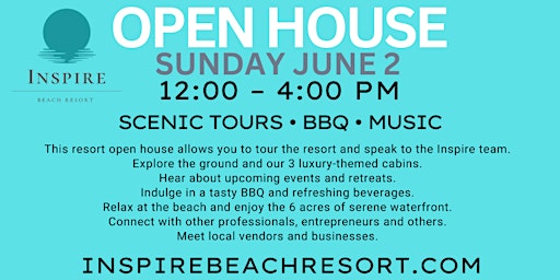 Imagem principal do evento INSPIRE BEACH RESORT OPEN HOUSE