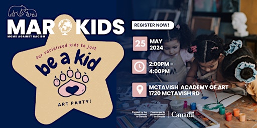 Primaire afbeelding van MAR Kids Global: Be A Kid - Art Party!