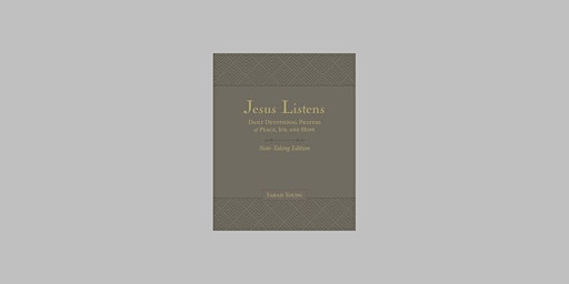download [epub]] Jesus Listens Note-Taking Edition, Leathersoft, Gray, with primary image
