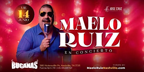 Concierto de salsa con Maelo Ruiz en Nashville, TN  | Junio 14  2024