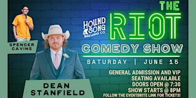 Hound Song Brewing Co. presents The Riot Comedy Show primary image