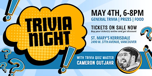 Primaire afbeelding van Trivia Night at St. Mary's