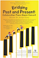 Image principale de PCC Piano Department presents "Bridging Past and Present"