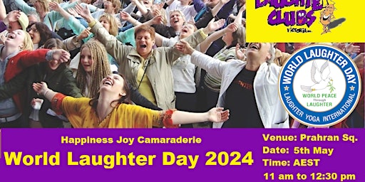 Imagem principal do evento World Laughter Day 2024 Global Experience of Joy & Happiness