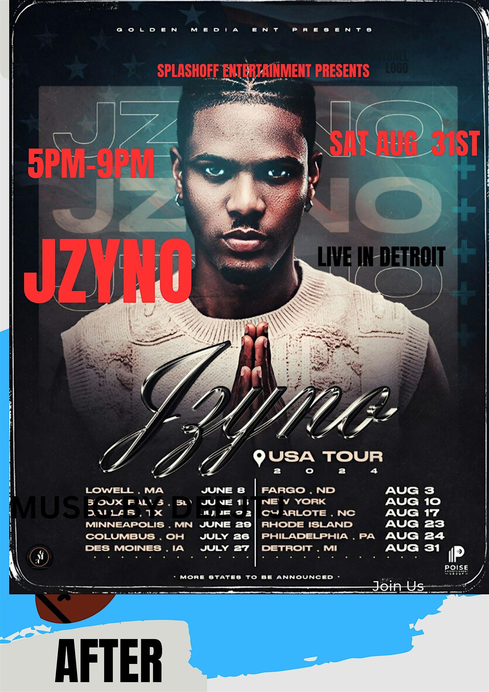 JZYNO PERFORMING LIVE IN DETROIT  (AFROBEAT ARTIST)