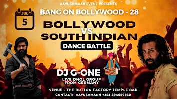 Imagem principal do evento Bollywood vs South Dance Battle - Bang On Bollywood 28