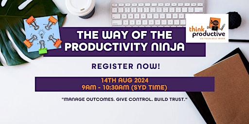 The Way of the Productivity Ninja - via Zoom primary image