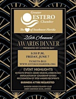 Imagem principal do evento Greater Estero Chamber's Annual Awards Dinner