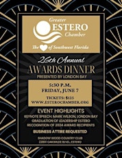 Greater Estero Chamber's Annual Awards Dinner primary image