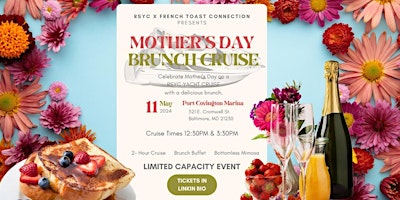 Imagem principal do evento Mother’s Day  Brunch  Luxury Yacht Cruise With Reveur Sauvage Yacht Club