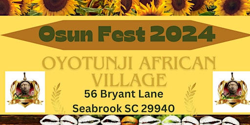 Osun Festival in Oyotunji African Village primary image