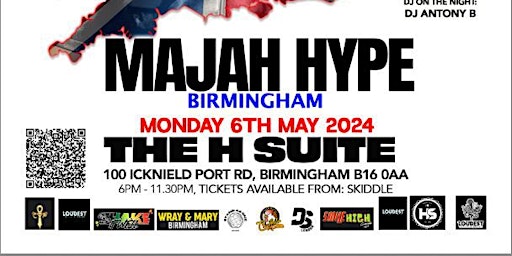 Primaire afbeelding van MAJAH HYPE UK TOUR - BIRMINGHAM LEG