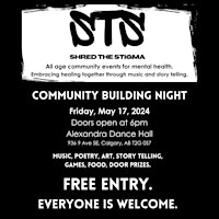 Imagem principal do evento Shred the Stigma Community Building Night