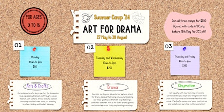 Art for Drama Summer Camp