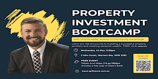 Image principale de Property Investment Bootcamp- Free evening of education and Q&A