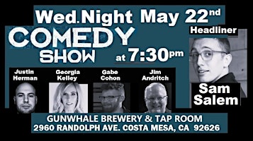 Imagem principal do evento Comedy Show Gunwhale Brewery Costa Mesa