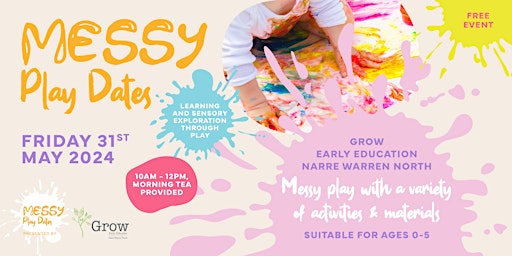 FREE Messy Play Dates Narre Warren primary image