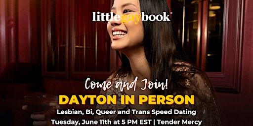 Primaire afbeelding van Dayton In Person Lesbian / Bi / Queer and Trans Speed Dating