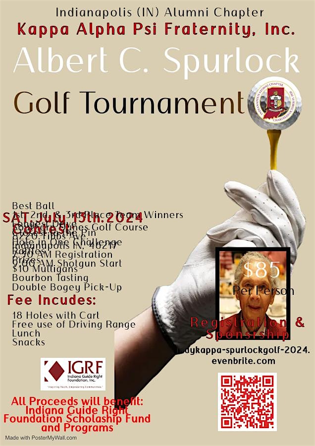 Albert C.  Spurlock Golf Tournament 2024