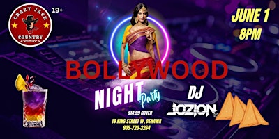 Primaire afbeelding van BOLLYWOOD NIGHT PARTY WITH DJ JOZION 19+
