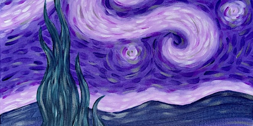 Van Gogh in Violet - Paint and Sip by Classpop!™ primary image