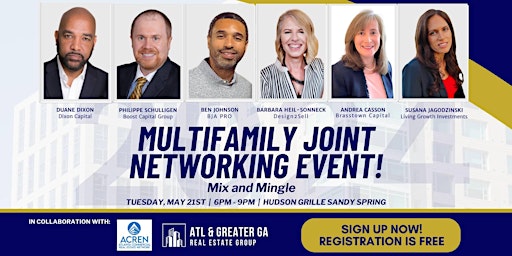 Image principale de May 2024 Multifamily Networking Joint Event! Mix and Mingle