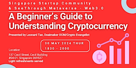 A Beginner’s Guide to Understand Cryptocurrency - workshop & refreshments primary image