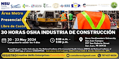 30 Horas OSHA  Construcción - Presencial Área Metro de Puerto Rico  primärbild