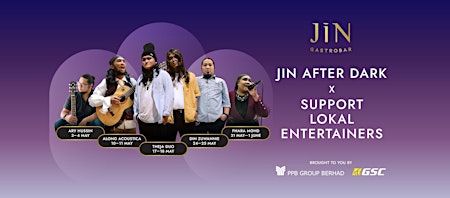 JIN After Dark x Support Lokal Entertainers  primärbild