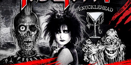 Primaire afbeelding van 80s vs GOTH Nite!  at KNUCKLEHEAD HOLLYWOOD - FREE b4 10PM PASS