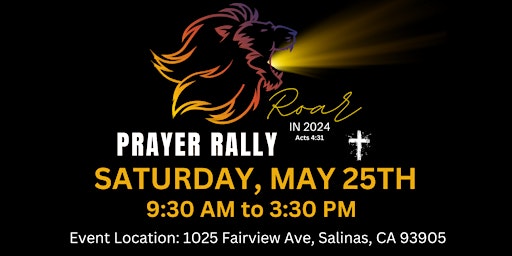 Imagem principal do evento Roar in 2024 Prayer Rally