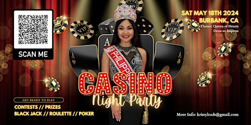 Image principale de Queen of Hearts Casino Night