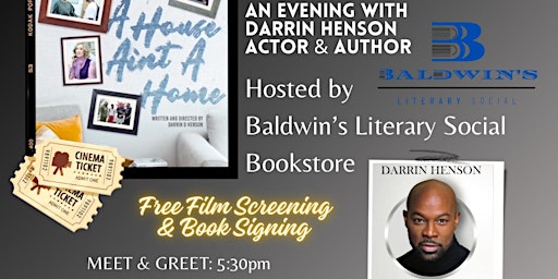 Imagem principal do evento An Evening with Actor & Author Darrin Henson