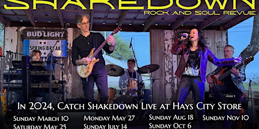 Shakedown Live at Hays City Store - July primary image