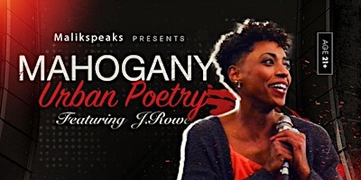 Imagem principal do evento Mahogany Urban Poetry Series