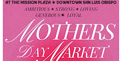 MOTHERS DAY MARKET @ THE MISSION PLAZA primary image
