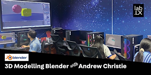 Imagem principal do evento 3D Modelling: Blender  with Andrew Christie