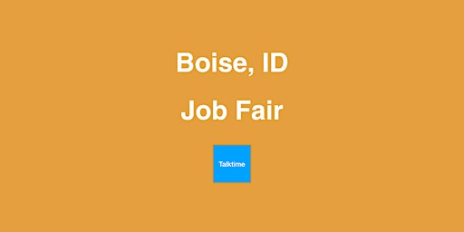 Imagem principal do evento Job Fair - Boise