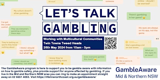 Immagine principale di GambleAware Mid & Northern NSW: Working with Multi-cultural Communities 
