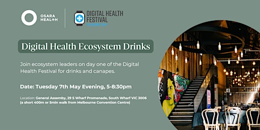 Imagem principal do evento Digital Health Ecosystem Drinks