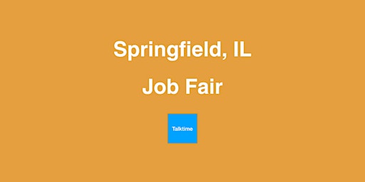 Imagem principal do evento Job Fair - Springfield